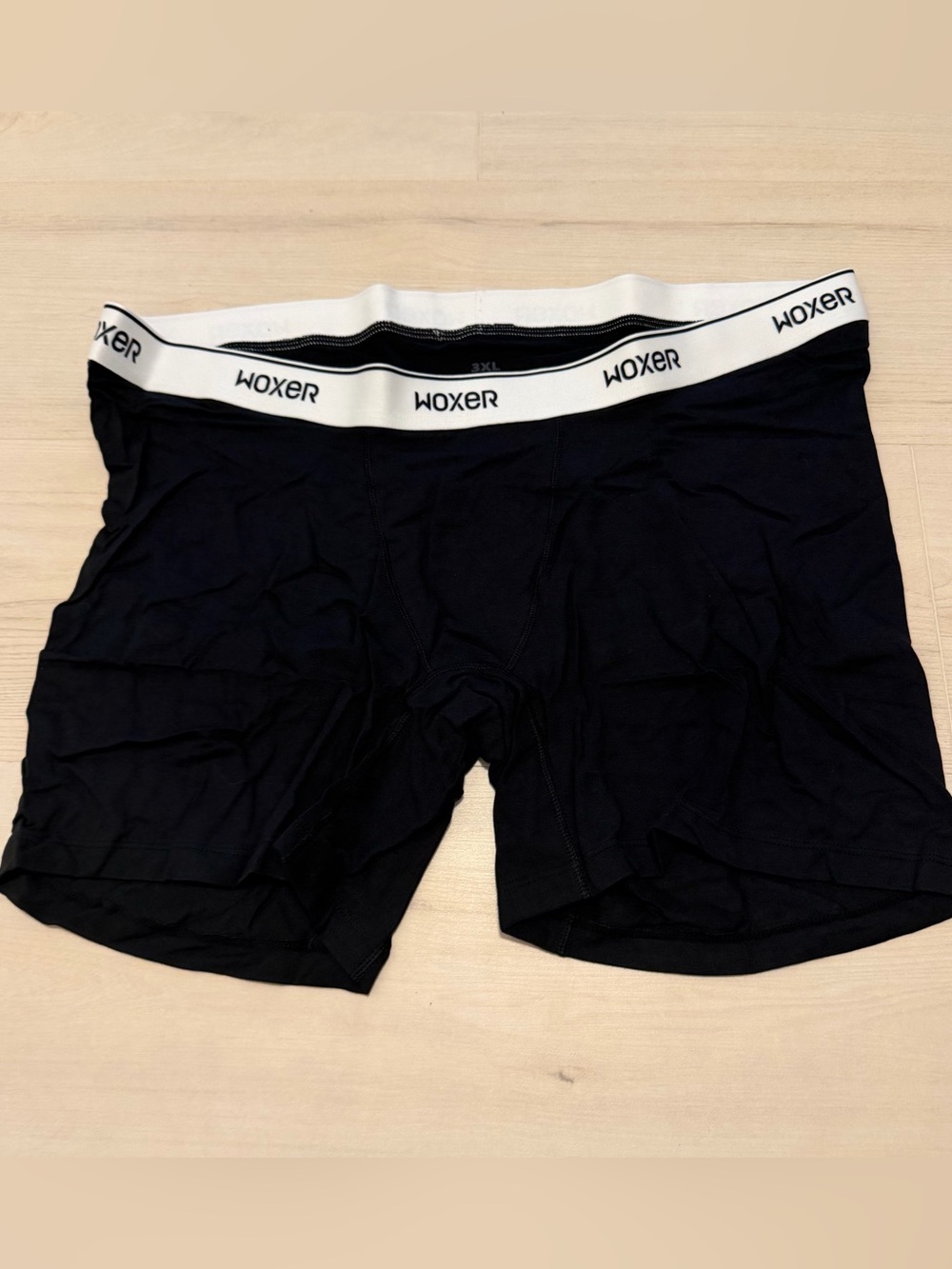 Woxer Black Boxer Briefs 3XL